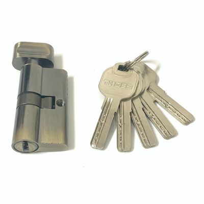Qualität  60mm Zinc Cylinder Lock Single Open Euro Profile Cylinders With Brass Or Iorn Key usine