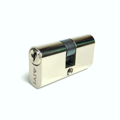 Qualität  Silver Small Oval Cylinder Lock Customized Door Cylinder Replacement 54mm usine