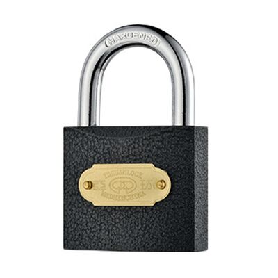 Qualität  20mm Black Color Thick Iron Padlock - Heavy Duty Security Padlock for Industrial Use usine