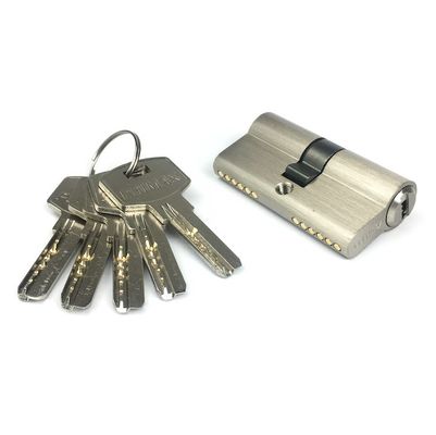Doppelöffner Sicherheitszylinderverschluss Silber Türverschlusszylinder 60 mm