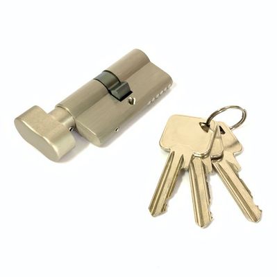 60mm Euro Profil Einzel Messingzylinder