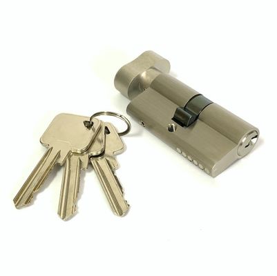 60mm Euro Profil Einzel Messingzylinder