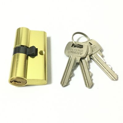 Doppelter offener Aluminium-Messingzylinder, Doppelzylinderschlösser in Sondergröße, 60 mm