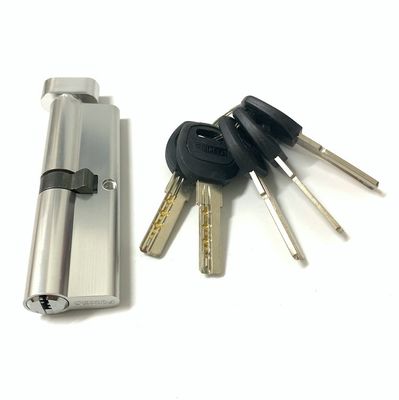 100 mm Aluminium-Brass-Zylinder mit individueller Schlüsselsperre