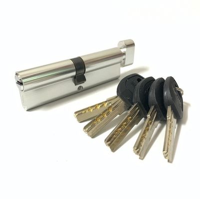 100 mm Aluminium-Brass-Zylinder mit individueller Schlüsselsperre