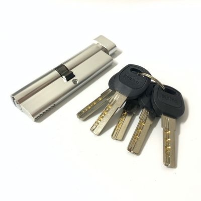 100 mm Aluminium-Brass-Zylinder mit individueller Schlüsselsperre