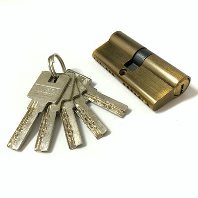 Euro Profil Zink Messingzylinder 80 mm Türzylinder Schloss Ersatz