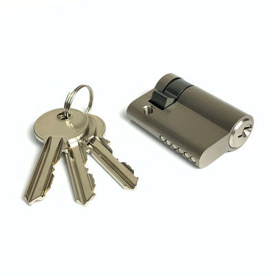 40mm 45mm 50mm 55mm 60mm Euro Profil Halbzylinder Messing