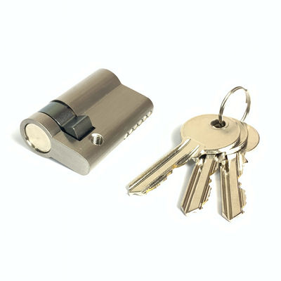 40mm 45mm 50mm 55mm 60mm Euro Profil Halbzylinder Messing