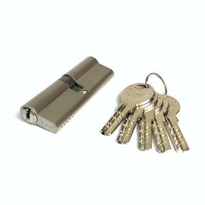 Doppelter offener Zink-Messing-Zylinder, Europrofil, 90 mm Zylinderschloss