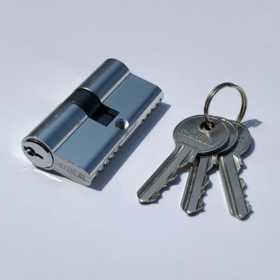 Maßgeschneidertes Aluminium-Zylinderschloss, 60 mm, Euro-Fassschloss, SN CP SB AB MAB AC-Finish