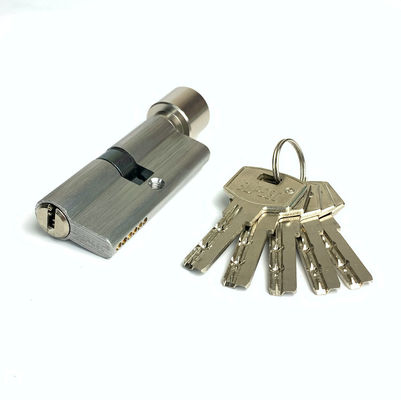 70 mm Aluminium-Brass-Zylinder Einfach geöffnet Aluminium-Zylinder-Sperre
