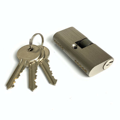 54mm 60mm Kleines ovales Messing-Zylinderschloss