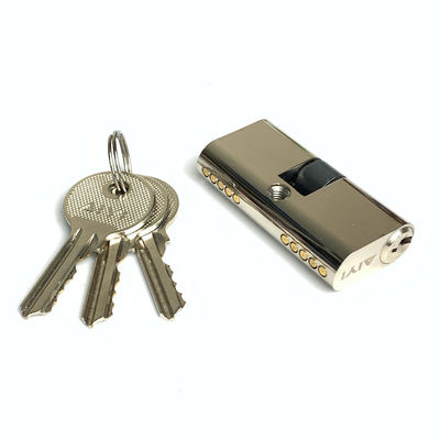 Silberner kleiner ovaler Zylinderverschluss kundenspezifischer Türzylinderersatz 54mm