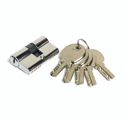 Maßgeschneiderte Messing-Zylinderschlösser mit doppelter offener Tür, Zylinderschlösser 50 mm